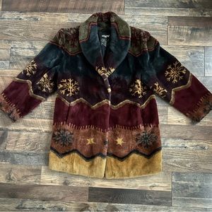 Cozy, "Not Fur Real" by Duffel Made In Austria Fluffy Fleece Warm Coat, Unisex